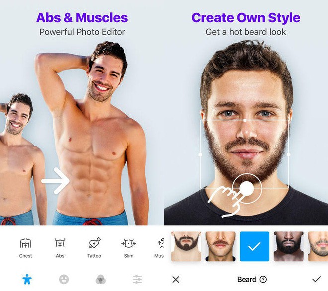 Ứng dụng thần kỳ này giúp phái mạnh có cơ bụng 6 múi, râu ria nam tính và nhiều hơn thế nữa - Ảnh 5.