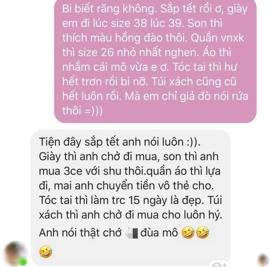 Sắp tết rồi, em sợ anh quên: Lại một trào lưu nhắn tin thử lòng đẳng cấp mới của chị em - Ảnh 21.