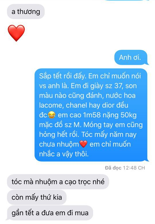 Sắp tết rồi, em sợ anh quên: Lại một trào lưu nhắn tin thử lòng đẳng cấp mới của chị em - Ảnh 23.