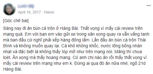 Bún cá Thái Bình Hàng Bài bị khách chê chất lượng không còn như xưa - chủ hàng nói gì? - Ảnh 3.