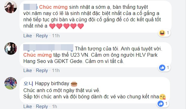 Công Phượng thả tim, fan ào ào chúc mừng sinh nhật - Ảnh 5.