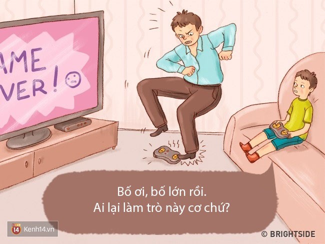 Bộ tranh: Chuyện gì sẽ xảy ra khi bố mẹ và con cái đổi tính cho nhau? - Ảnh 5.