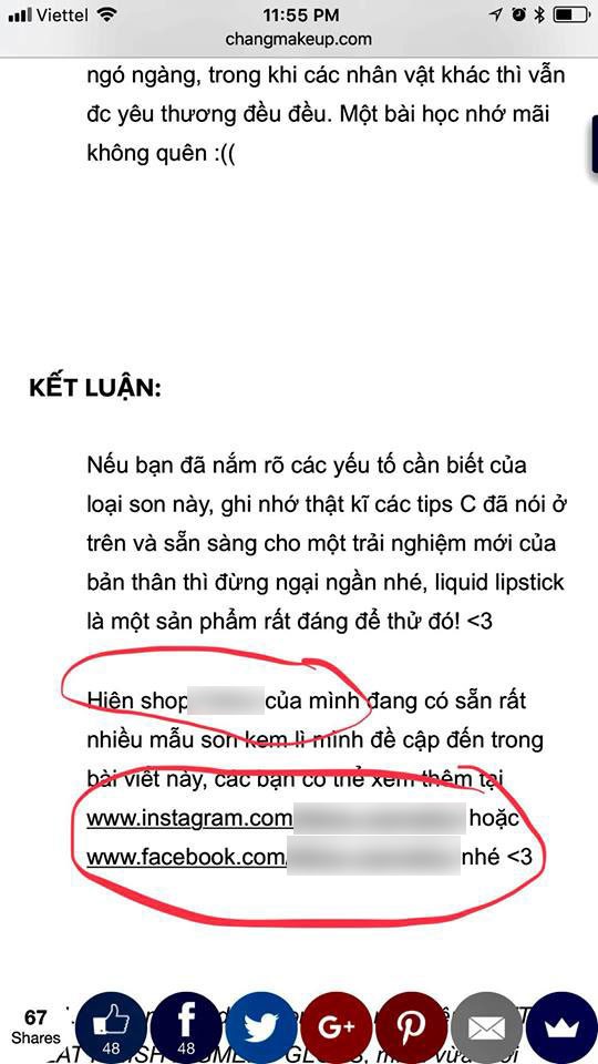 Dân mạng kêu gọi Changmakeup lên tiếng thẳng thắn vì từng liên quan đến shop mỹ phẩm bị tố bán hàng fake - Ảnh 6.