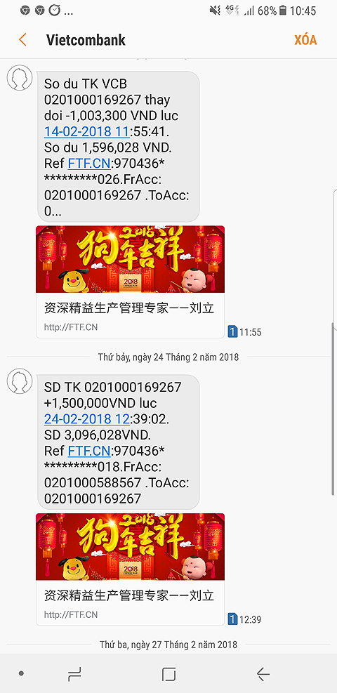 Kh&aacute;ch r&uacute;t tiền nhận đường link lạ, Vietcombank n&oacute;i g&igrave;? - Ảnh 1.