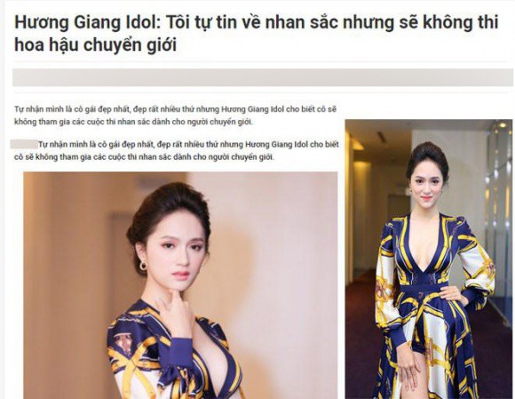 C&aacute;ch đ&acirc;y 3 năm, L&acirc;m Kh&aacute;nh Chi từng tuy&ecirc;n bố thi Hoa hậu Chuyển giới Quốc tế trong khi Hương Giang ph&aacute;t ng&ocirc;n thế n&agrave;y - Ảnh 2.