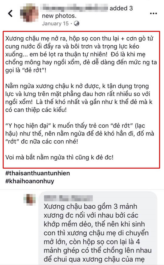 Sốc trước những bình luận từ tài khoản facebook tư vấn sinh thuận tự nhiên: Mấy con kia đẻ sao, con người đẻ vậy! - Ảnh 4.