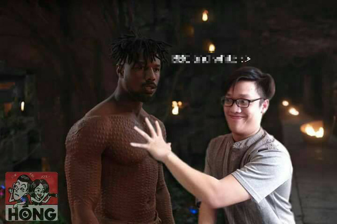 Thanh niên mơ ước làm siêu anh hùng, dùng photoshop kiếm ngay vai phụ trong Black Panther - Ảnh 3.