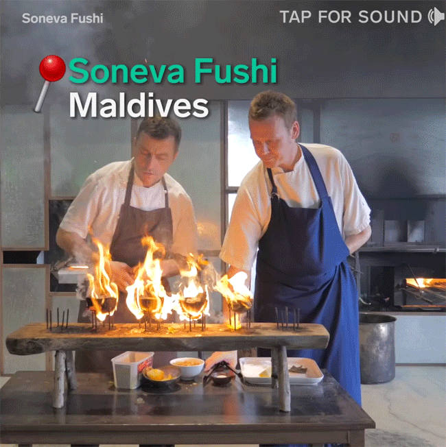 Độc đáo cách dùng thủy tinh nóng chảy để chế biến món ăn khiến một resort ở Maldives bỗng nổi danh bất ngờ - Ảnh 2.