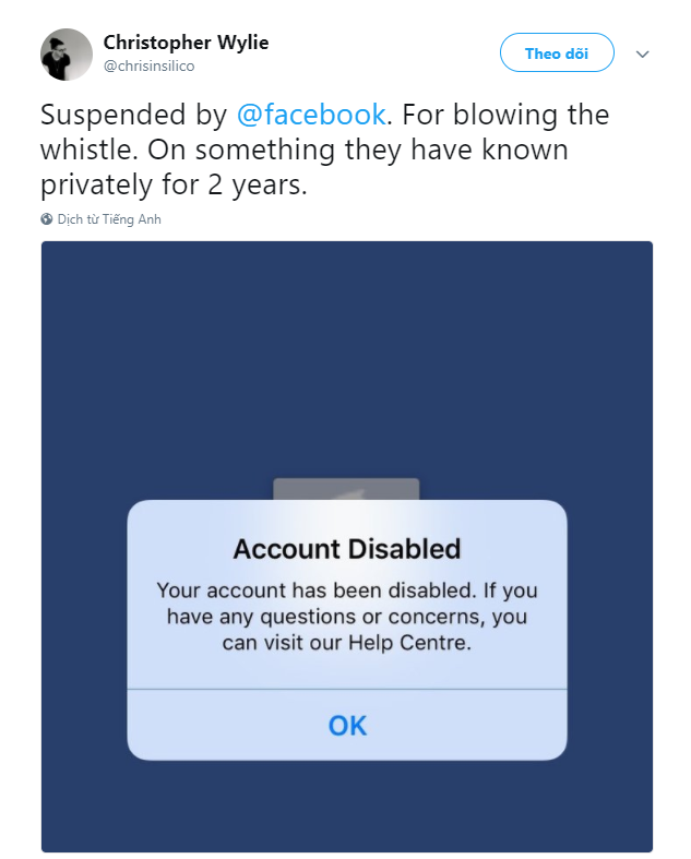 Dám tố cáo làm liên lụy Facebook, thanh niên cứng bị xóa luôn cả tài khoản đang dùng lẫn Instagram - Ảnh 1.
