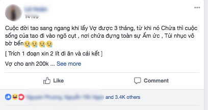 Than thở xin vợ 200k đi ăn với anh em nhưng chỉ được cho 20k sau khi rửa hết đống bát, anh chồng bị dân mạng dọa mách vợ - Ảnh 1.