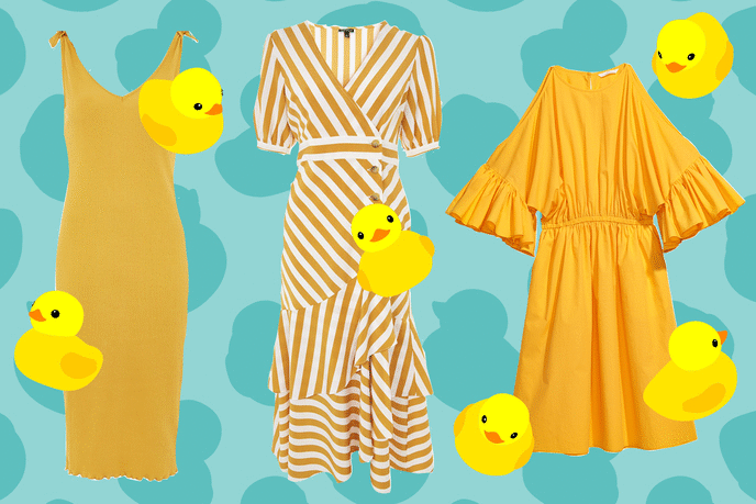 M&agrave;u v&agrave;ng đang chiếm s&oacute;ng khắp nơi, Zara v&agrave; H&M cũng cho ra mắt loạt &aacute;o v&aacute;y với gi&aacute; chưa đến 1 triệu đ&acirc;y n&agrave;y!  - Ảnh 1.