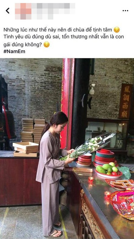 Những mỹ nhân showbiz Việt sau khi khuấy banh dư luận lại tìm về chốn nhà chùa thanh tịnh - Ảnh 1.