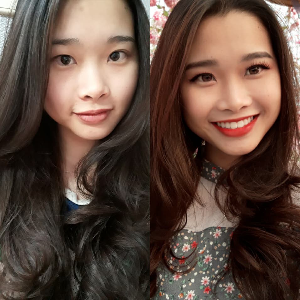 Chùm ảnh: Khoảng cách xa nhất trên đời này là mặt mộc và sau make up của chị em - Ảnh 7.