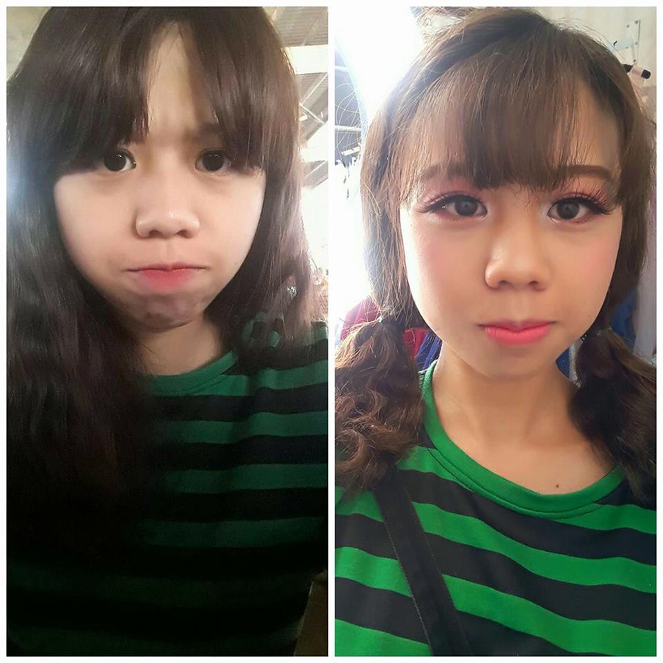 Chùm ảnh: Khoảng cách xa nhất trên đời này là mặt mộc và sau make up của chị em - Ảnh 14.