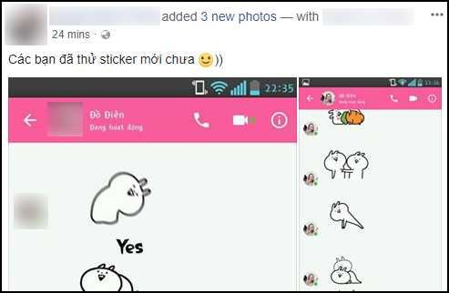 Bạn đ&atilde; tải về bộ sticker Thỏ tăng động mới đang được share ngập Facebook chưa? - Ảnh 7.
