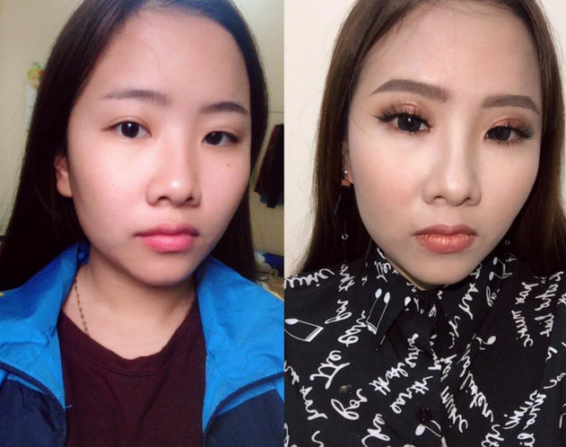 Chùm ảnh: Khoảng cách xa nhất trên đời này là mặt mộc và sau make up của chị em - Ảnh 18.