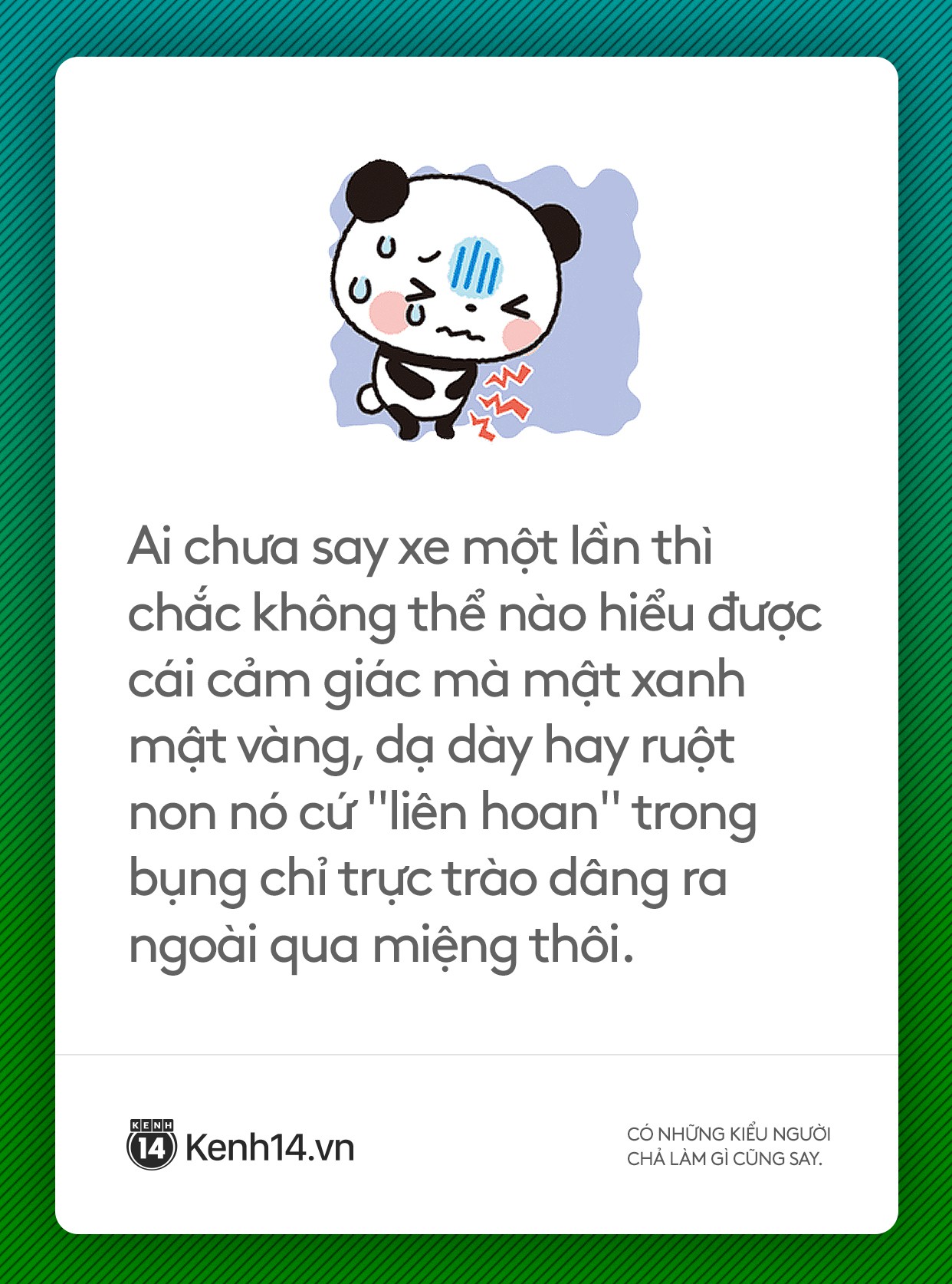 Say xe kinh niên là gì? Là ngửi mùi ô-tô, xe buýt thôi đã muốn ngất xỉu giữa đường! - Ảnh 9.