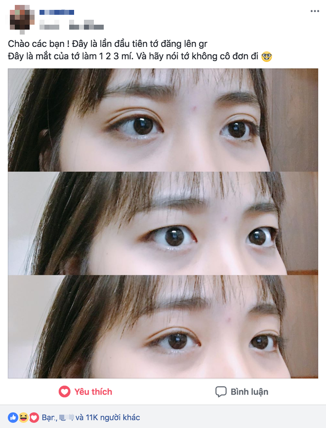 Cô gái Việt có cặp mí mắt thần kỳ: chuyển chế độ 1 2 3 mí trong chớp mắt - Ảnh 1.
