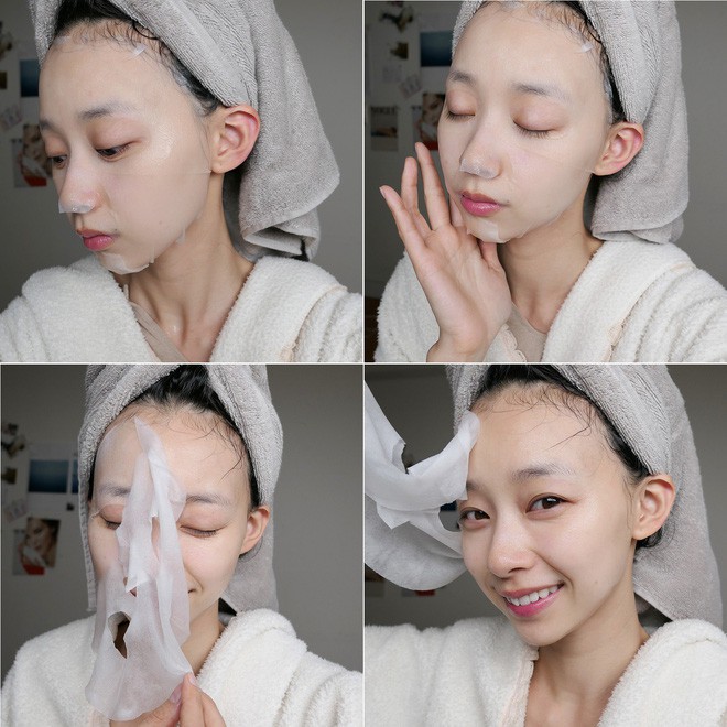 Sau phương pháp rửa mặt 2 lần, các quý cô Hàn Quốc còn dùng thêm 2 lần mặt nạ để có được làn da căng sạch và láng mịn - Ảnh 11.