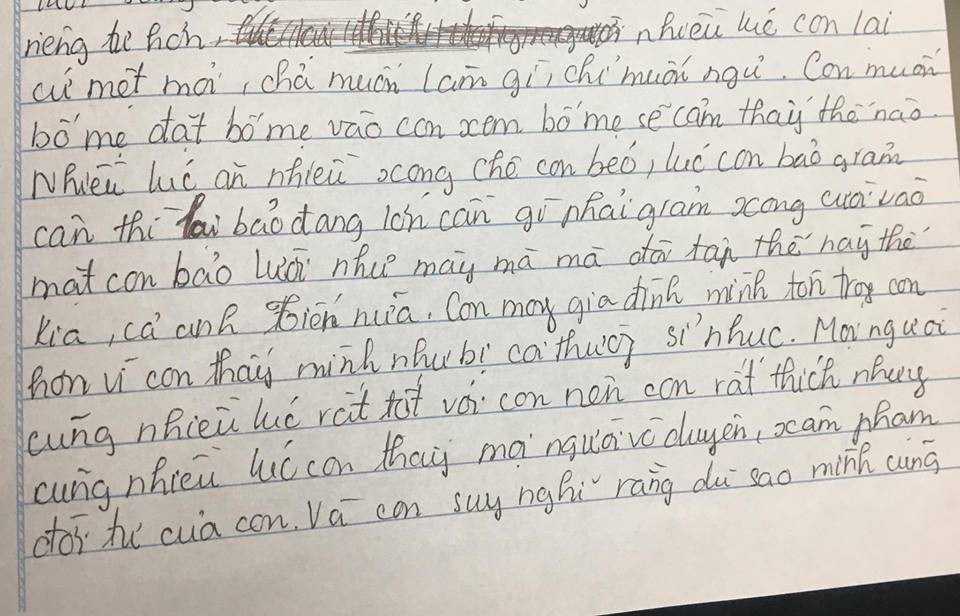 Mẹ khuyên ăn ít đi vì béo quá, cô bé lớp 6 viết tâm thư hờn cả thế giới