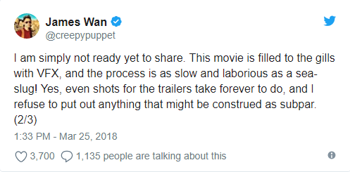 Đạo diễn James Wan tiết lộ lí do anh chưa chịu xuỳ trailer Aquaman cho mọi người thưởng thức - Ảnh 3.