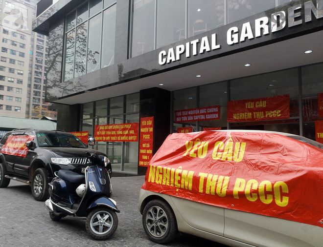 Sau vụ hỏa hoạn t&ograve;a nh&agrave; Carina khiến 13 người chết: Nhiều chung cư H&agrave; Nội hốt hoảng k&ecirc;u cứu - Ảnh 4.