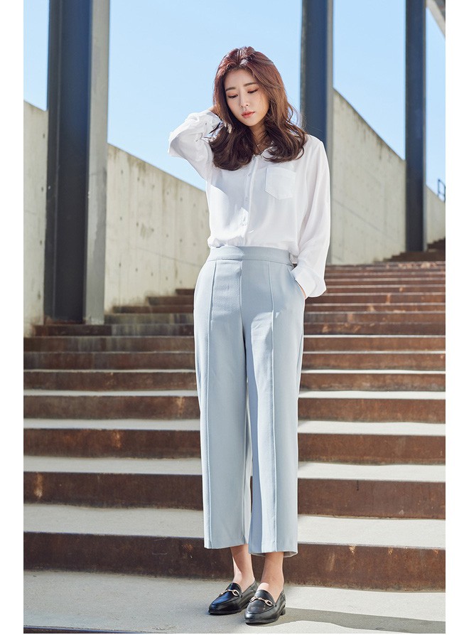 Đây chính là lý do vì sao quần vải đang dần “chiếm chỗ” của quần jeans trong tủ đồ của các nàng - Ảnh 15.