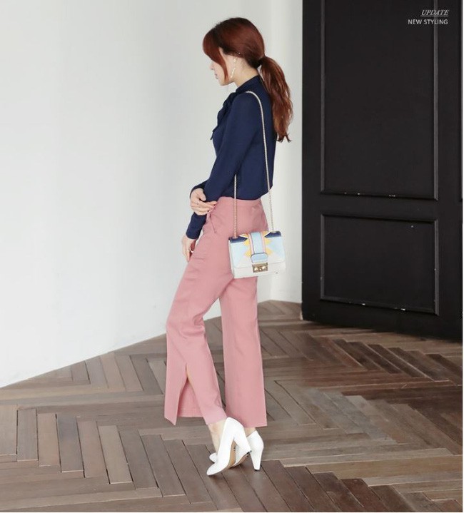 Đây chính là lý do vì sao quần vải đang dần “chiếm chỗ” của quần jeans trong tủ đồ của các nàng - Ảnh 4.