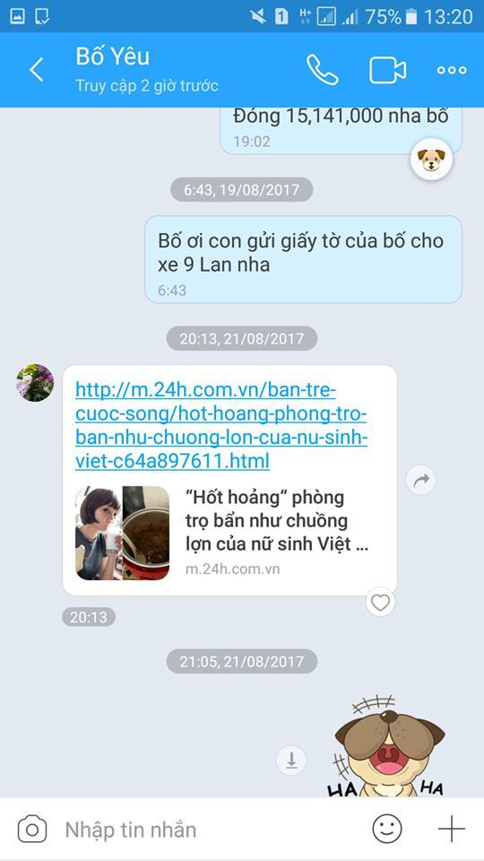 Nhắn tin phong cách các ông bố: Vừa troll con lại vừa tình cảm ra trò - Ảnh 13.