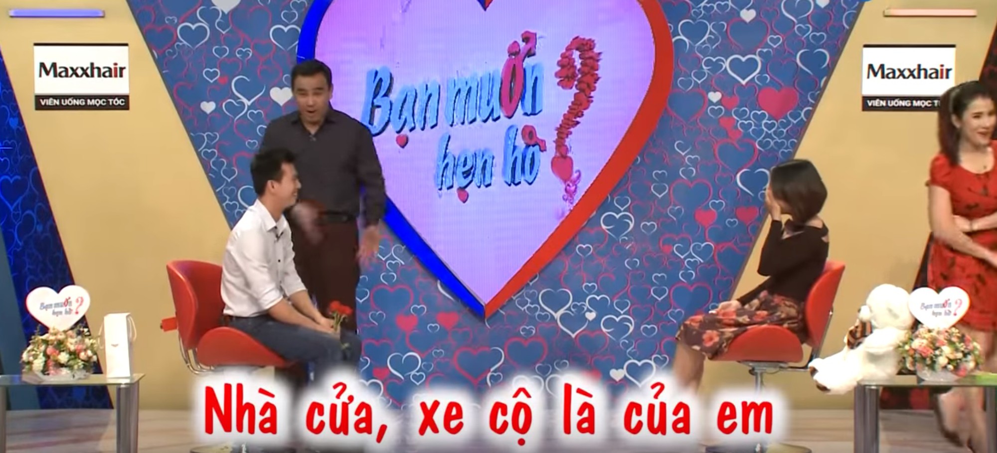 Chàng trai BMHH lơ đẹp khi MC sốt sắng hiến kế tỏ tình giống Trường Giang dành cho Nhã Phương - Ảnh 2.