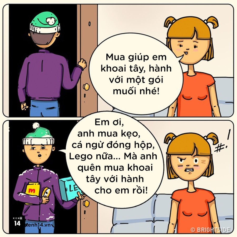 Bộ tranh: Đừng vội chê con gái khó hiểu khi con trai còn kì lạ hơn rất nhiều - Ảnh 15.