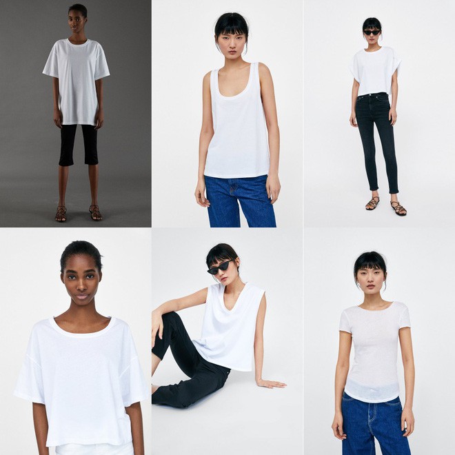 Zara cho ra mắt BST áo phông trắng đủ để mặc cả tuần mà không chán - Ảnh 2.