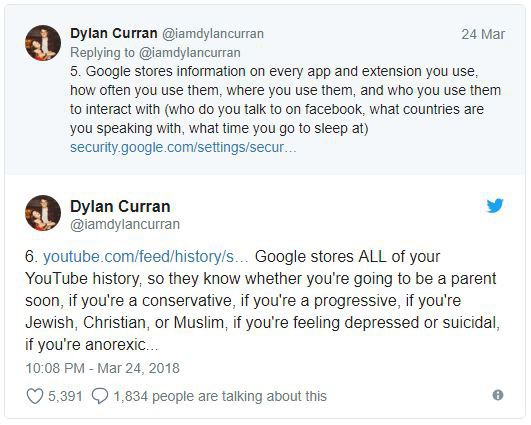Lo sợ khi nghe tin Facebook thu thập dữ liệu? Kiểm tra tài khoản Google của bạn còn khiếp hãi hơn - Ảnh 6.