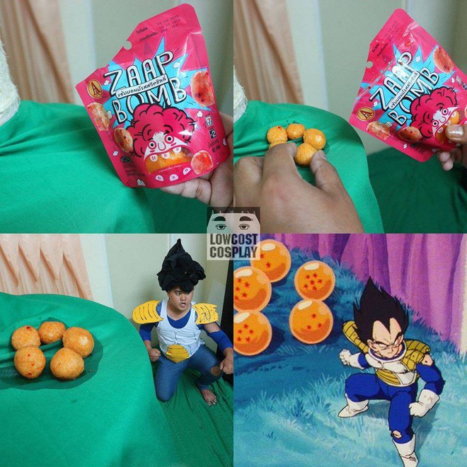 [Vui] Quỳ lạy với bộ ảnh cosplay Dragon Ball Z siêu hài hước của anh chàng Thái Lan - Ảnh 18.