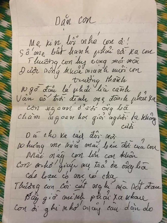 Bức thư của người mẹ đơn th&acirc;n ung thư viết cho con trai trước khi qua đời: C&aacute;c bạn c&oacute; mẹ c&oacute; cha, thương con c&ocirc;i c&uacute;t nghĩ m&agrave; x&oacute;t đau - Ảnh 4.