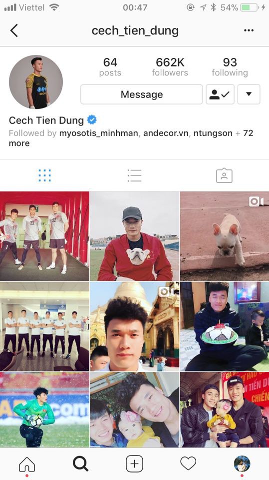 Bảo Anh là sao nữ duy nhất Bùi Tiến Dũng follow trên Instagram - Ảnh 2.