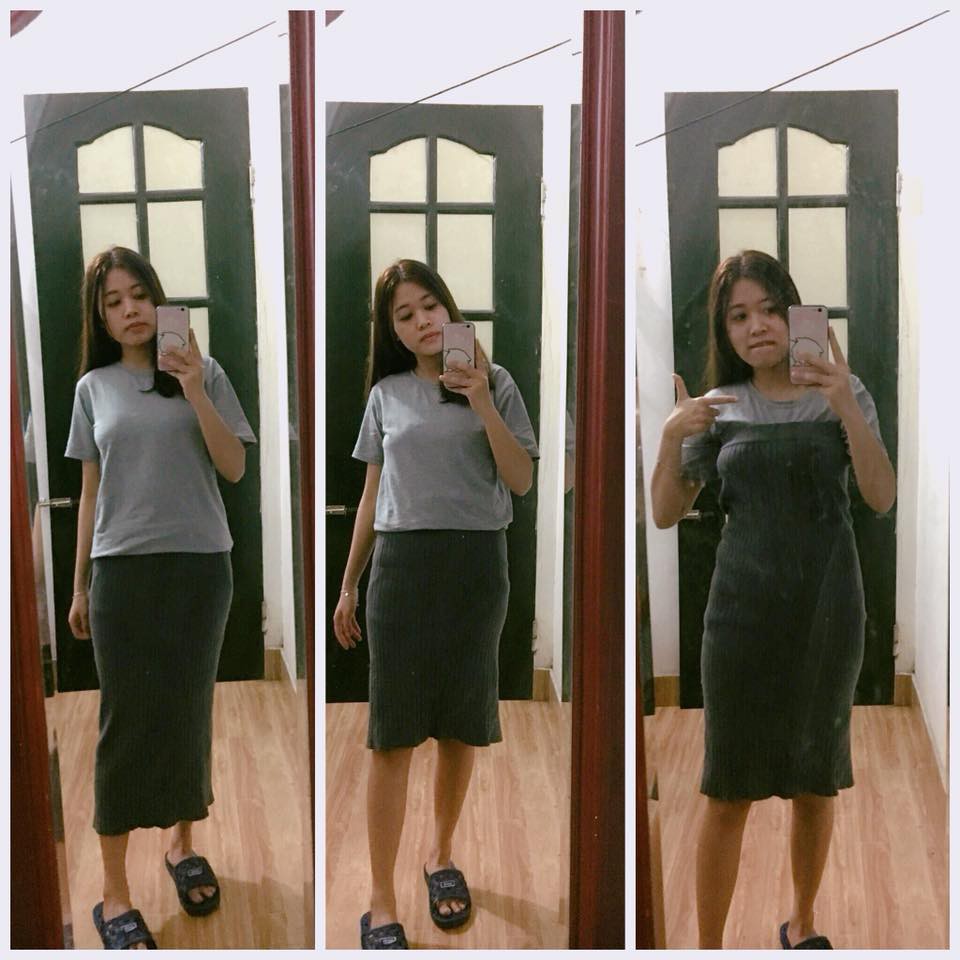 Order quần jean ống loe bắt trend trên mạng, cô gái diện vào rồi đứng lên cả ghế mới vừa - Ảnh 2.