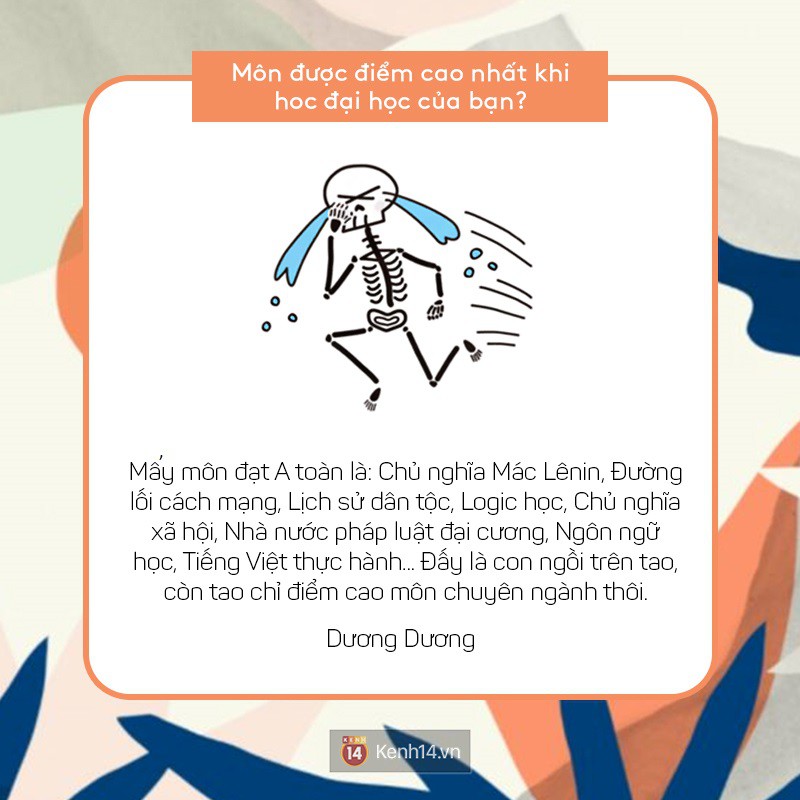 Nhớ lại xem môn được điểm cao nhất thời đi học của bạn là gì? - Ảnh 8. Nhớ lại xem môn được điểm cao nhất thời đi học của bạn là gì? - Ảnh 8.