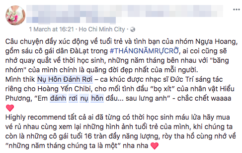 Ekip làm phim Tháng Năm Rực Rỡ ơi, tung bài nhạc phim Nụ hôn đánh rơi ra nhanh với! - Ảnh 4.