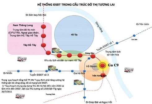 Hà Nội lấy ý kiến người dân ga tàu điện ngầm bên Hồ Gươm - Ảnh 1.