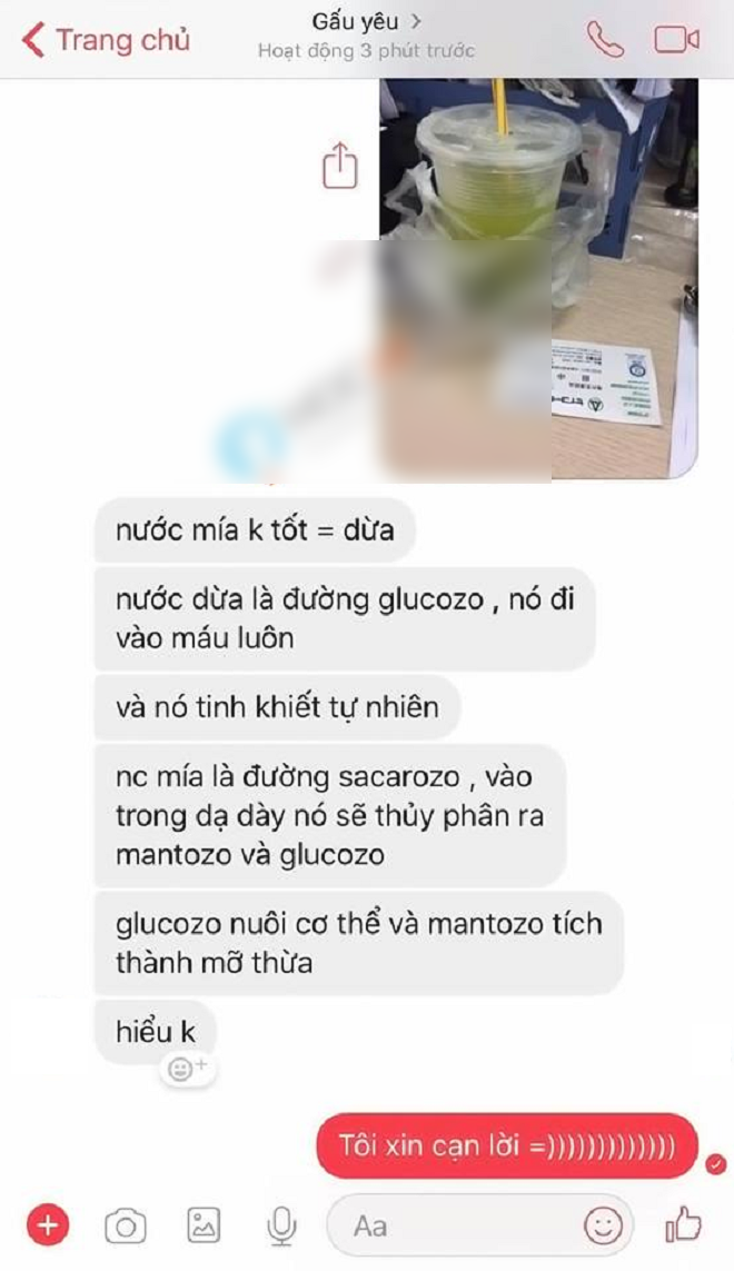 Khoe đang uống nước mía, cô gái được người yêu chuyên Hoá phụ đạo hẳn một bài - Ảnh 1.