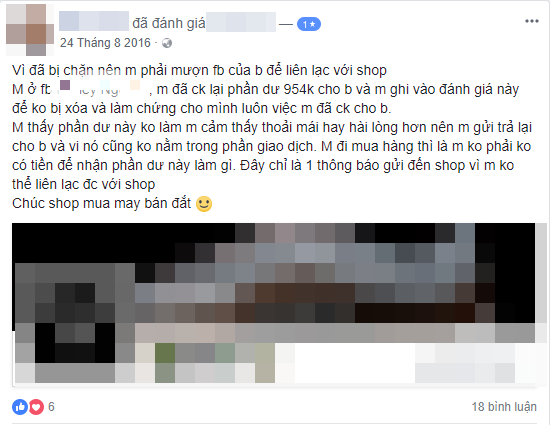 Bị đ&aacute;nh gi&aacute; 1 sao v&igrave; phục vụ thiếu chuy&ecirc;n nghiệp, chủ shop nổi tiếng đ&aacute;p trả như chửi v&agrave;o mặt kh&aacute;ch h&agrave;ng - Ảnh 6.