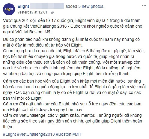 Trung tâm Anh ngữ đăng ảnh giám đốc của mình nhận giải 3 cuộc thi VietChallenge: Tiếc nuối vì không được giải nhất - Ảnh 2.