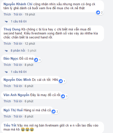 Chồng có tâm xem livestream 4 tiếng đồng hồ để chọn quần áo tặng vợ, nhận được váy si-đa vừa cũ vừa xấu xí - Ảnh 7. Chồng có tâm xem livestream 4 tiếng đồng hồ để chọn quần áo tặng vợ, nhận được váy si-đa vừa cũ vừa xấu xí - Ảnh 7.