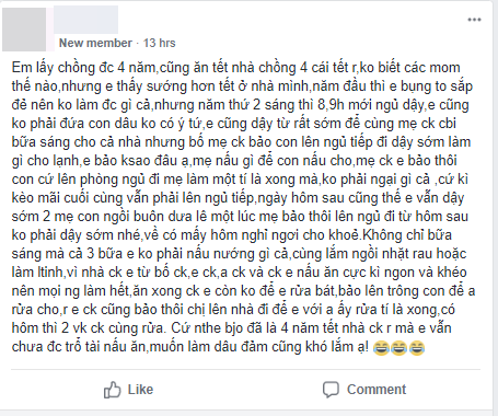 Nàng dâu khoe lấy chồng sướng hơn ở nhà: 4 cái Tết không phải nấu cơm rửa bát, kì kèo đòi nấu với mẹ mãi cuối cùng vẫn phải lên ngủ tiếp - Ảnh 1.