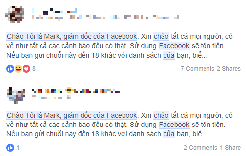 Những cảnh báo về Facebook mất phí sử dụng đều là giả mạo - Ảnh 2.