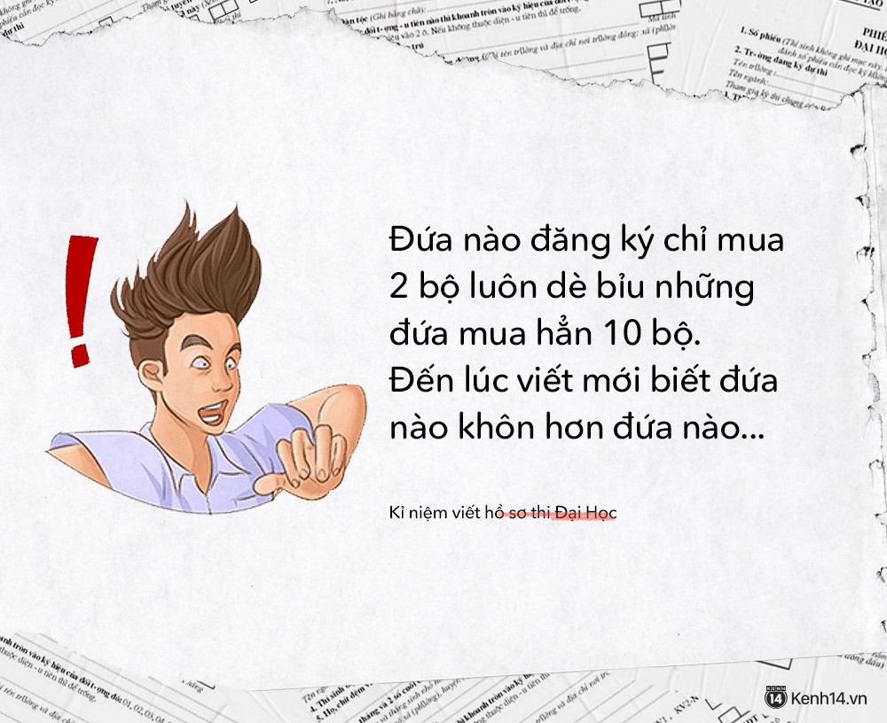 Ai từng trải mới thấu, thi Đại Học khéo còn chẳng ám ảnh bằng chuyện viết hồ sơ thi Đại Học - Ảnh 2. Ai từng trải mới thấu, thi Đại Học khéo còn chẳng ám ảnh bằng chuyện viết hồ sơ thi Đại Học - Ảnh 2.