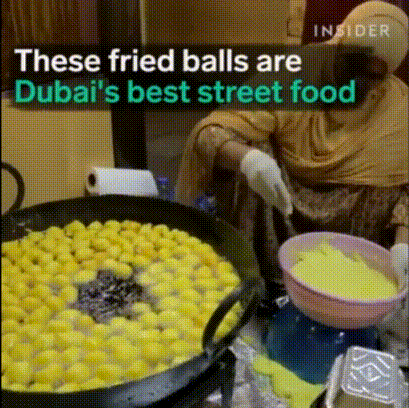 Ở Dubai giàu có, người ta vẫn mê mẩn món bánh rán đường phố siêu rẻ này - Ảnh 3.