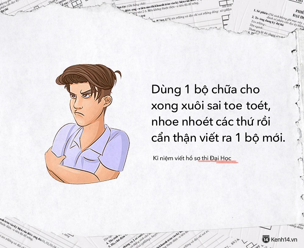 Ai từng trải mới thấu, thi Đại Học khéo còn chẳng ám ảnh bằng chuyện viết hồ sơ thi Đại Học - Ảnh 20. Ai từng trải mới thấu, thi Đại Học khéo còn chẳng ám ảnh bằng chuyện viết hồ sơ thi Đại Học - Ảnh 20.