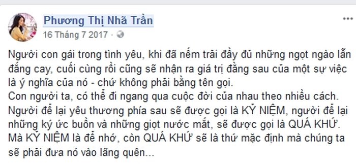 Phát ngôn u buồn về tình cảm của Nhã Phương cách đây 1 năm được cho là điềm báo bị đào mộ - Ảnh 1.